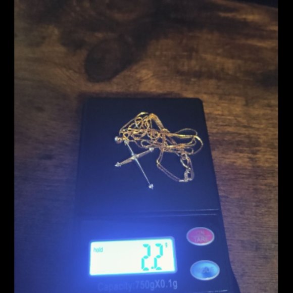 14k Cross/Diamond Pendant With Box Necklace - Picture 10 of 10